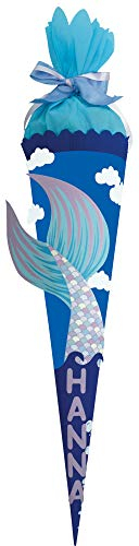 Schultüte Nixe Nele Rohling in blau Nr. 9500.3067