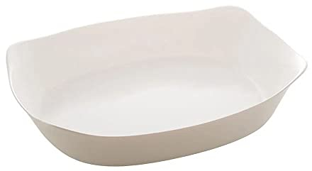 Luminarc - Plat rectangulaire Blanc Smart Cuisine Carine 250°C - Plat à Four en Verre Innovant - Léger et Extra-Résistant - Nettoyage Facile - Fabrication en France - Dimensions 30x22 cm