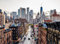 Livingwalls Fototapete Designwalls Vliestapete New York Views Tapete Stadt in Beige, Blau, Braun, Gelb, Grau, Kupfer, Schwarz, Weiß 350 x 255 cm XXL Wandtapete Wandbild 118674