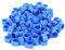 Cikonielf 200 Stück 10 mm Taubenring Beinring Geflügelfuß Clip Identifikationsring Vögel Zubehör Training Werkzeug Taubenfußbänder Clip für Küken Bantam Finken Taube Liebesvögel (blau)