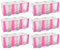 Tradineur - Pack de 6 Caja de 6 Vasos Modelo Lara - Capacidad: 205 ml - Fabricado en Vidrio Resistente - Apto para lavavajillas - Tamaño Aprox: Ø 6,5 x 9,8 cm - 36 Uds Totales