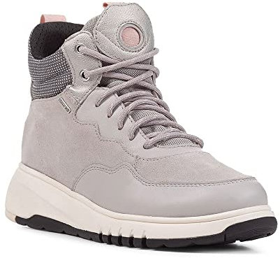 Geox D Aerantis 4x4 B Abx, Botines Mujer, Gris (Lt Grey), 38 EU