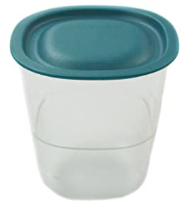 Tupperware Clear Collection Becher 230 ml dunkeltürkis Classic Royal Tafelperle