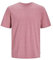 JACK & JONES JJEORGANIC MELANGE TEE SS O-NECK NOOS, T-Shirt Uomo, Rosa (Mesa Rose Detail:MELANGE), S