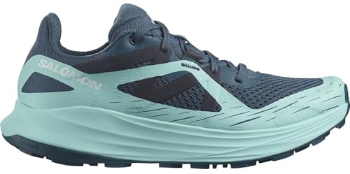 Salomon Ultra Flow Gore Tex Damen Trail-Laufschuhe, Outdoor-bereit, Dämpfung von der Straße bis auf die Trails, Gemischtes Gelände, Deep Dive, 42 2/3
