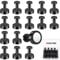 Wukong 16 Stück Neodym Magnete Extra Stark, 16×20mm Starke Magnete Groß, Silwy Magnete Pinnwand, Schwarz Magnete Push Pins für Schule, Kühlschrank und Büro