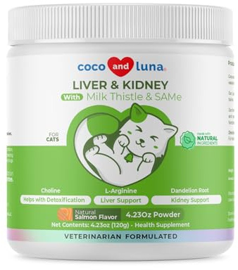 Milk Thistle Powder for Cats - Liver, Kidney & Detox Support