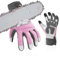 Vgo... Kettensägenhandschuhe, 12-lagiger Schutz an beiden Händen aus Rindsleder, Damen, Forstarbeitshandschuhe, Touchscreen, Utility Touchscreen