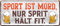 Blechschild ''Sport ist Mord. Nur Sprit hält fit''28x12cm Geschenk Lustige Sprüche Feier Vintage Retro Geburtstag Deko Party Überraschung Fan Alkohol Kasten Bier Saufen Getränk