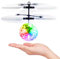 Vrxeqi Balle Volante, RC Flying Ball Jouet Cadeau pour Enfants Garcons Filles 8 9 10 11 12 Ans, Induction Infrarouge Hélicoptère Drone Avion Télécommandé avec LED Lumière Jeux Extérieur Intérieur