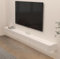 Pmnianhua Meuble TV Suspendu, Etagere TV Murale, Meuble TV Suspendu avec 2 Tiroirs et 1 Porte, Murale Flottante TV Meuble Etagere TV Support, Meuble TV Flottant (165cm/Blanc Haute Brillance)