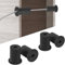 4 Pcs Cable Grommet Kit for Starlink, Wall Pass Through Grommets Compatible with Starlink Mount for Cord Protection, Cable Routing Bushings for 1 Wall Hole, Starlink Accessories(Black).
