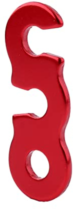 10 Stück Zelt-Windseil-Schnalle, Schnellspanner, Zeltspanner, Camp-Seil-Einsteller, Stopper, Camping-Zubeh?r für den BAU von Markisen und Unterkünften (Rot)