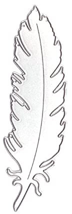 CVZQTE Metall-Stanzschablone mit Federn, für Scrapbooking, Album, Papier, Karten, Präge, Dekoration, Scrapbooking, Stanzformen aus Metall