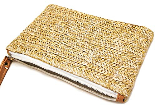 Frauen Handtasche Mode, um den Eimer zu weben Taschen Regenschirm Damen (Gold, One Size)