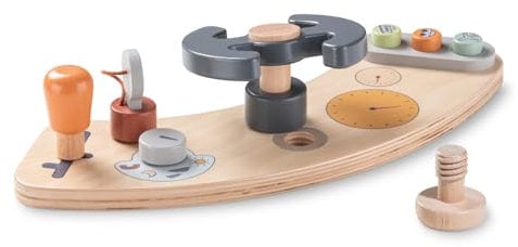 hauck Gioco Neonato Play Cockpit Per Alpha Play Tray/Arketa Play Tray - Giochi In Legno Per Seggiolone In Legno hauck, Favorisce la Coordinazione Occhio-Mano - Giochi di Legno Certificato FSC®