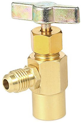 Dioche Gas Para Aire Acondicionado De Carro Aluminum Alloy Ac Recovery with Release Valve Car Air Conditioning Refrigerant Bottle Opener