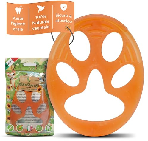 My Ciuffogatto Spielzeug für Hunde, unzerstörbar, Kauspielzeug für Hunde aus Maisstärke und Pflanzenmehl, 100 % natürlich und biologisch abbaubar, hergestellt in Italien