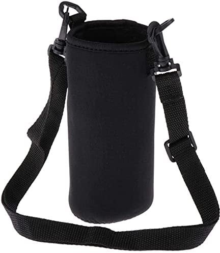 Water Bottle Sleeve, Portable Neoprene Insulated Water Bottle Cooler Cover Sleeve Tote Bag Pouch Holder for Women Men Camping Hiking Creative and Popular