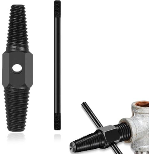 COYUN 2 pcs Estrattore a Doppia Testa,Estrattore a Vite, Tubo Vite Rotto Estrattore Bullone Danneggiato Vite di Rubinetto Difettosa Trapano dispositivo di Fissaggio Rimozione, strumento di rimozione