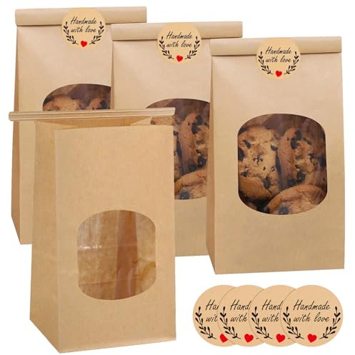 Kleine Kekstüten Keksbeutel mit Fenster