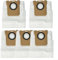 Lot de 5 sacs à poussière de rechange pour Mova E30 pour aspirateur Ultra Robot Tissu non tissé Sacs à poussière Accessoires