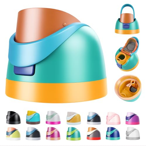 TideBloom Replacement Lid for Owala Freesip, One Button Water Bottle Top Lid Compatible with Owala Cup 16oz 24oz 32oz 40oz, BPA-Free Leakproof Replacement Accessory for Owala Freesip (Mint Green)