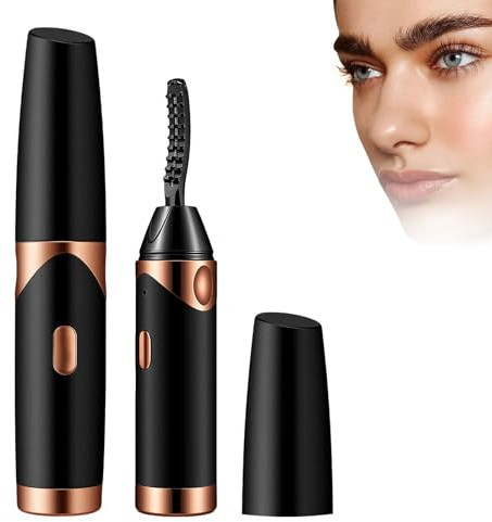 HASAIKA® Elektrische beheizte Wimpernzange, Heated Eyelash Curler, Schnelles Aufheizen, lang anhaltende Wimpernform, geeignet für feine bis dicke Wimpern