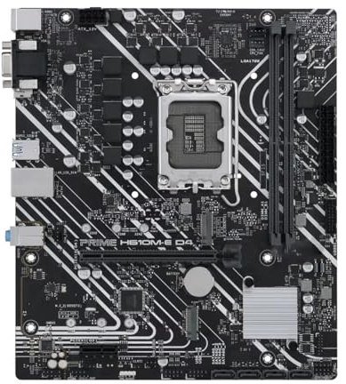 Placa Madre Fit For ASUS Prime H610M-E D4 LGA 1700 Chipset Intel H610 DDR4 64GB 3200 Compatible con CPU I7-14700 I5-14600I5-14400 i9-13900
