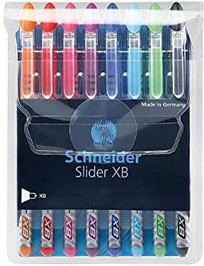 Schneider 151298 Etui 8xKugelschreiber Slider XB