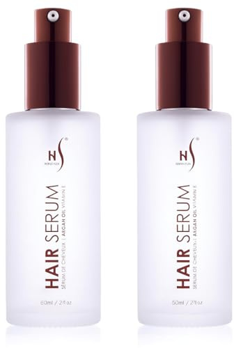 HerStyler Argan Oil Hair Serum - for Frizz, Straightening, Styling & Shine