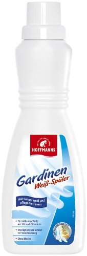 Finish Gardinenneu Weiß-Spüler, 4er Pack (4 x 500 ml, Unparfümiert)