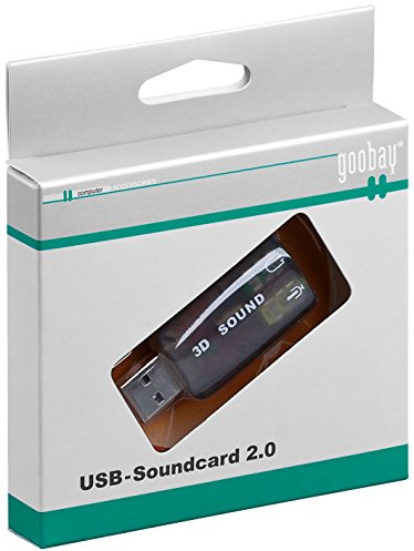Goobay 68878 USB 2.0 Sound Card, Transparent