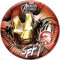 Avengers Assemble Iron Man Paper Party Dinner Plates, pk 8