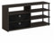 FURINNO Simple Design TV Stand for up to 50-Inch, Wood, Walnut/Black, One Size