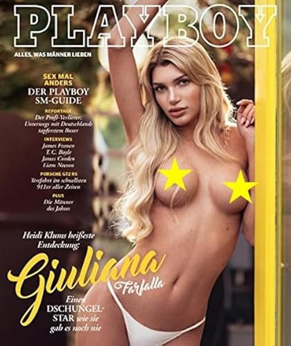 Playboy 02 / 2018 Dschungel Camp und GNTM: Giuliana Farfalla + Playmate Allie Leggett