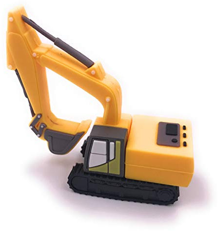 H-Customs Bagger Baustellen Fahrzeug einzigartiger USB Stick Flash Laufwerk 8GB USB 3.0