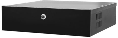 Mach Power Box Metallo per DVR/NVR con Ventola Integrata, 45.7x12.7x45.7 cm, Chiusura a Chiave, Protezione Sicura per Videoregistratori (VS-DVRBOX45)
