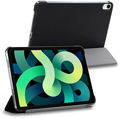 ebestStar - Cover per iPad Air (2020) 10.9, iPad Air 4 Apple, Custodia Protezione Flip Magnetica, Slim Case Sottile Pelle PU, Nero