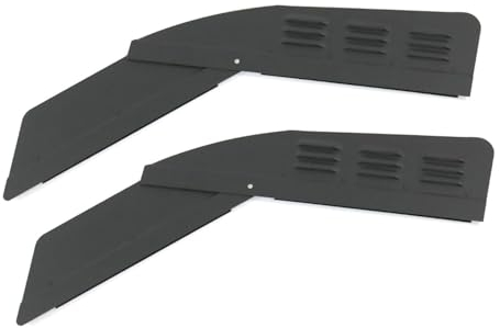 OMAC Lüftungsgitter Be & Entlüftung für Mercedes Vito W447 2014-2025 Alu Schwarz 2tlg