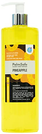 Palm Safe Pineapple Alcohol Hand Sanitiser 500 ml Pump Bottle