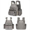 Tactical Plate Carrier Vest, 1000D Nylon Army Tactical Vest for Paintball Airsoft Wargame CS Outdoor Activity,Grey