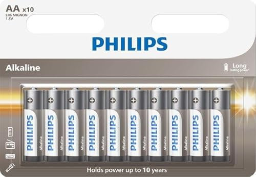 Philips Piles AA, Lot de 10