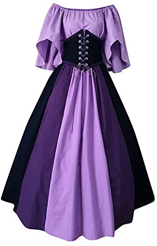 Briskorry DamenDresses Tunic-Cocktail PartySexy solide farbenfrohe Kleidung Gaara-Cosplay-Kostüm