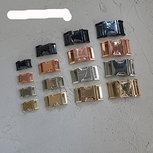 10 teile/los Schnellverschluss aus Metall zum Nähen von Rucksäcken mit Hunde- und Katzenhalsbändern, 20 mm, Gold