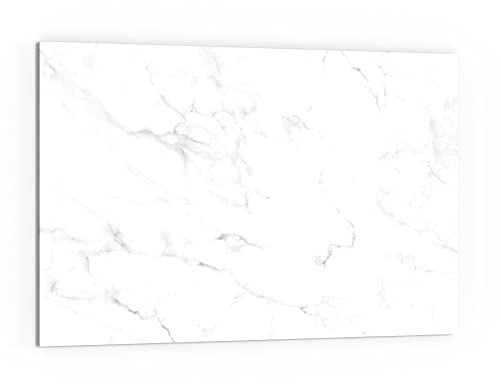 DEQORI Panel posterior de cocina de cristal, diseño de placa de mármol en detalle, 60 x 40 cm, pared trasera para baño o cocina, protección contra salpicaduras para cocina y baño, decoración moderna