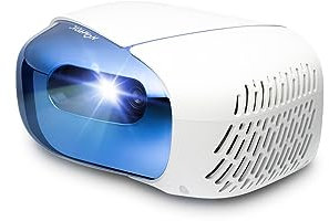 NOMVDIC L500 Triple Laser 1080P Mini Projector, Portable Projector with WiFi and Bluetooth, 180 Big Screen, Built-in Speaker, 1500 Lumens, MEMC, H/V Keystone, Auto Focus