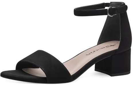 Tamaris Damen Sandalette in schwarz - Gr. 40