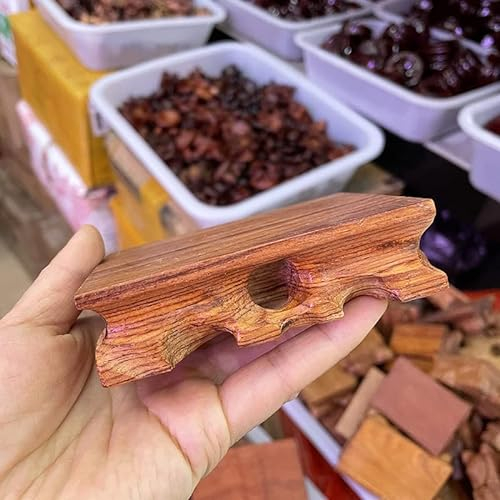 AZOOB Holzschnitzsockel for Vase, Teekanne, Kristall, Jade, Stein, Statue, Blumentopfsockel, Ornament, 1 Stück, 5 x 7 x 2,5 cm ERTEYIN (Size : 6x8x2.5cm)