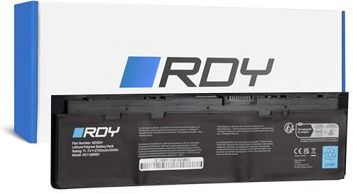 RDY Laptop Akku WD52H GVD76 KWFFN HJ8KP 451-BBFX 0KWFFN 0HJ8KP 0WD52H OKWFFN OHJ8KP Notebook Batterie für Dell Latitude E7240 E7250 (Kapazität: 2700 mAh 11.1V)